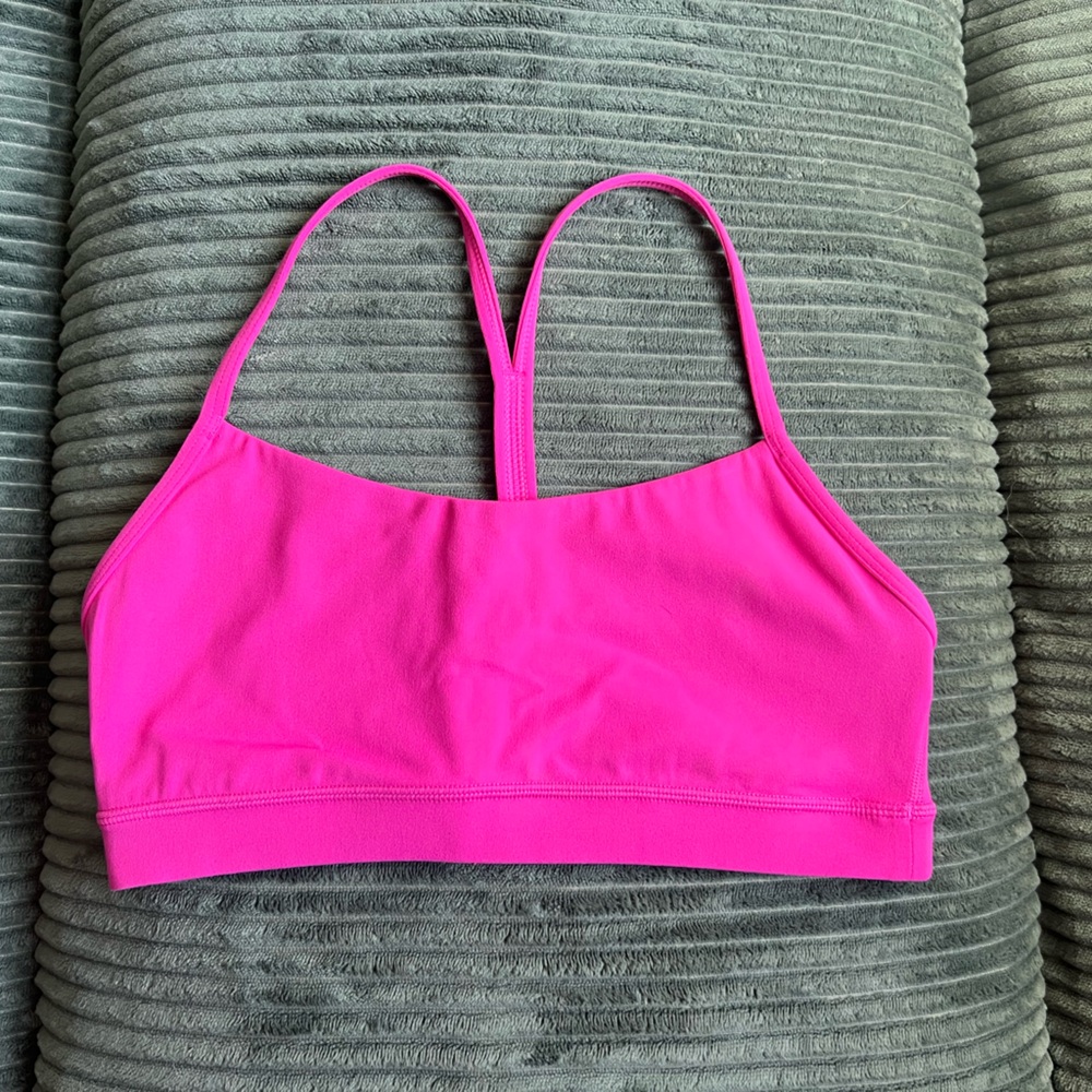 CRZ Yoga Y-Back Sports Bra in Hibiscus Pink